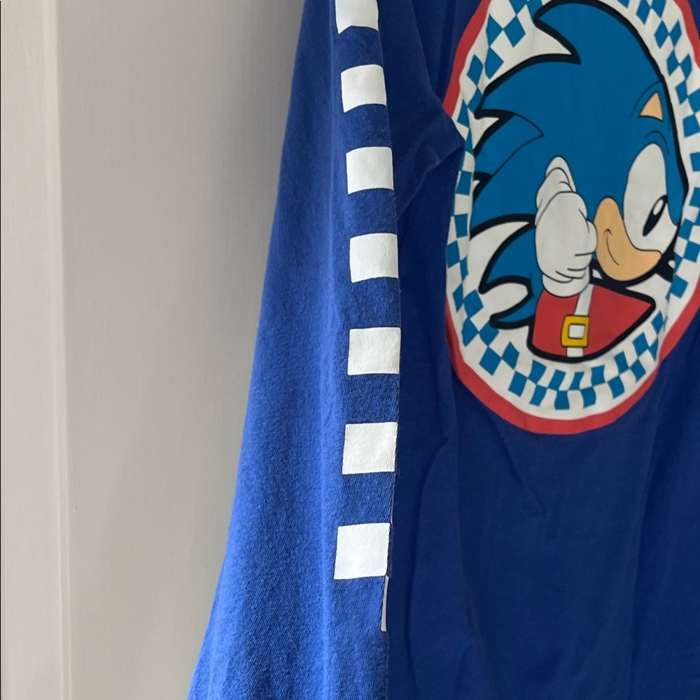 Old Navy Royal Blue Kids Long Sleeve Tee with Character Patch - Picture 6 of 9